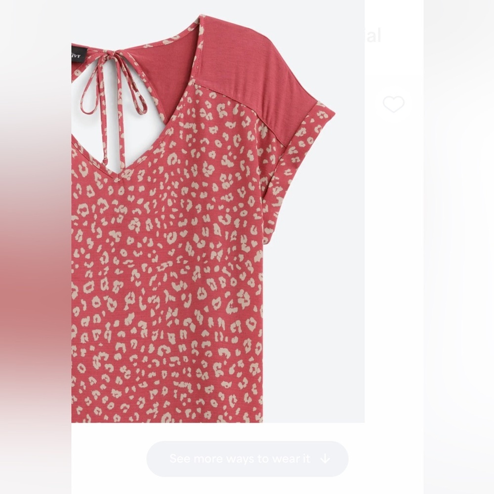 Patterned Pink Blouse - Picture 3 of 9